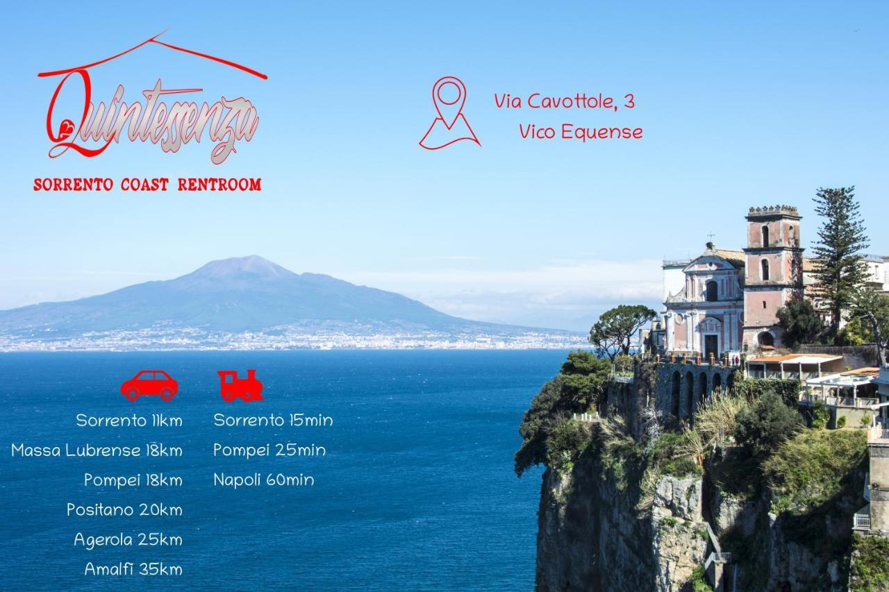 Quintessenza - Sorrento Coast Rentroom Vico Equense Kültér fotó